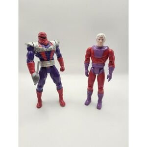Toy Biz 1991 Marvel Uncanny X-Men Magneto And 1994 Marvel X-Men Senyaka